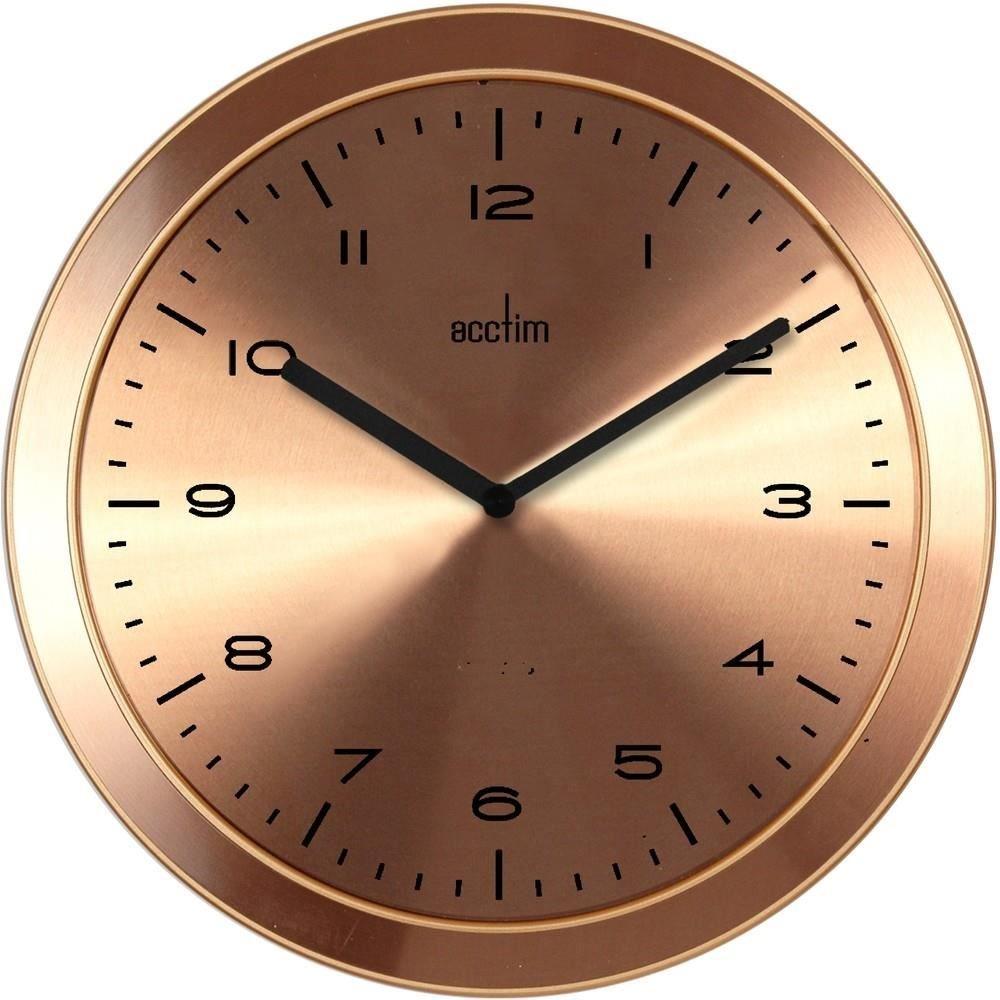 Acctim 29108 Dalston Ultra-Slim Gold Wall Clock 28cm